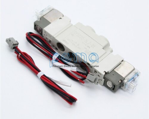 SMC SY5220-5LZ-01-DC24V Van điện từ 5 cổng , dòng SY5000