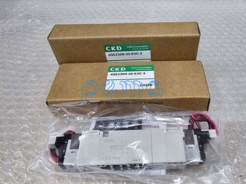 CKD 4GE239R-00-E2C-3 DC24V Van điện từ 5 cổng 3 vị trí