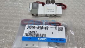 SMC SY3120-5LZD-C6 24VCD Van điện từ 5 cổng 2 vị trí