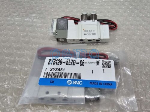 SMC SY3120-5LZD-C6 24VCD Van điện từ 5 cổng 2 vị trí