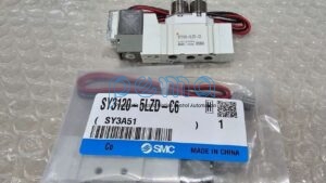 SMC SY3120-5LZD-C6 DC24V Van điện từ 5 cổng , dòng SY3000