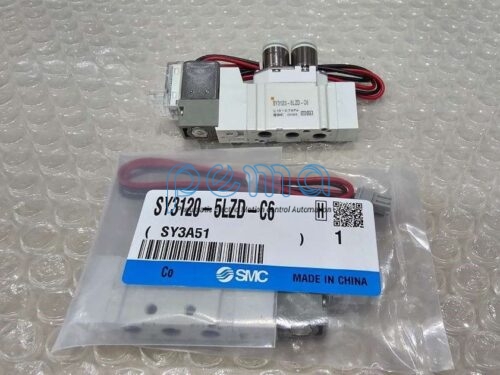 SMC SY3120-5LZD-C6 DC24V Van điện từ 5 cổng , dòng SY3000