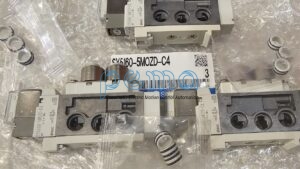 SMC SY5160-5MOZD-C4 DC24V Van điện từ 5 cổng , dòng SY5000