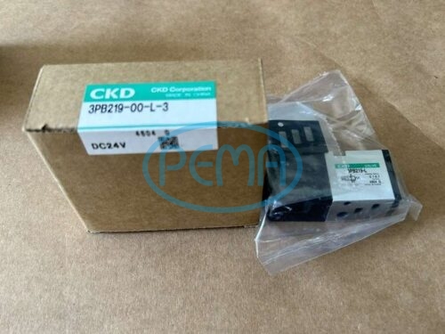 CKD 3PB219-00-L-3 DC24V Van điện từ 3 cổng , loại tác động trực tiếp