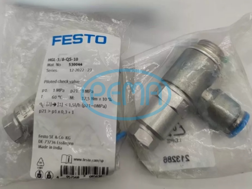 FESTO HGL-3/8-QS-10 Van một chiều có điều khiển , dòng HGL