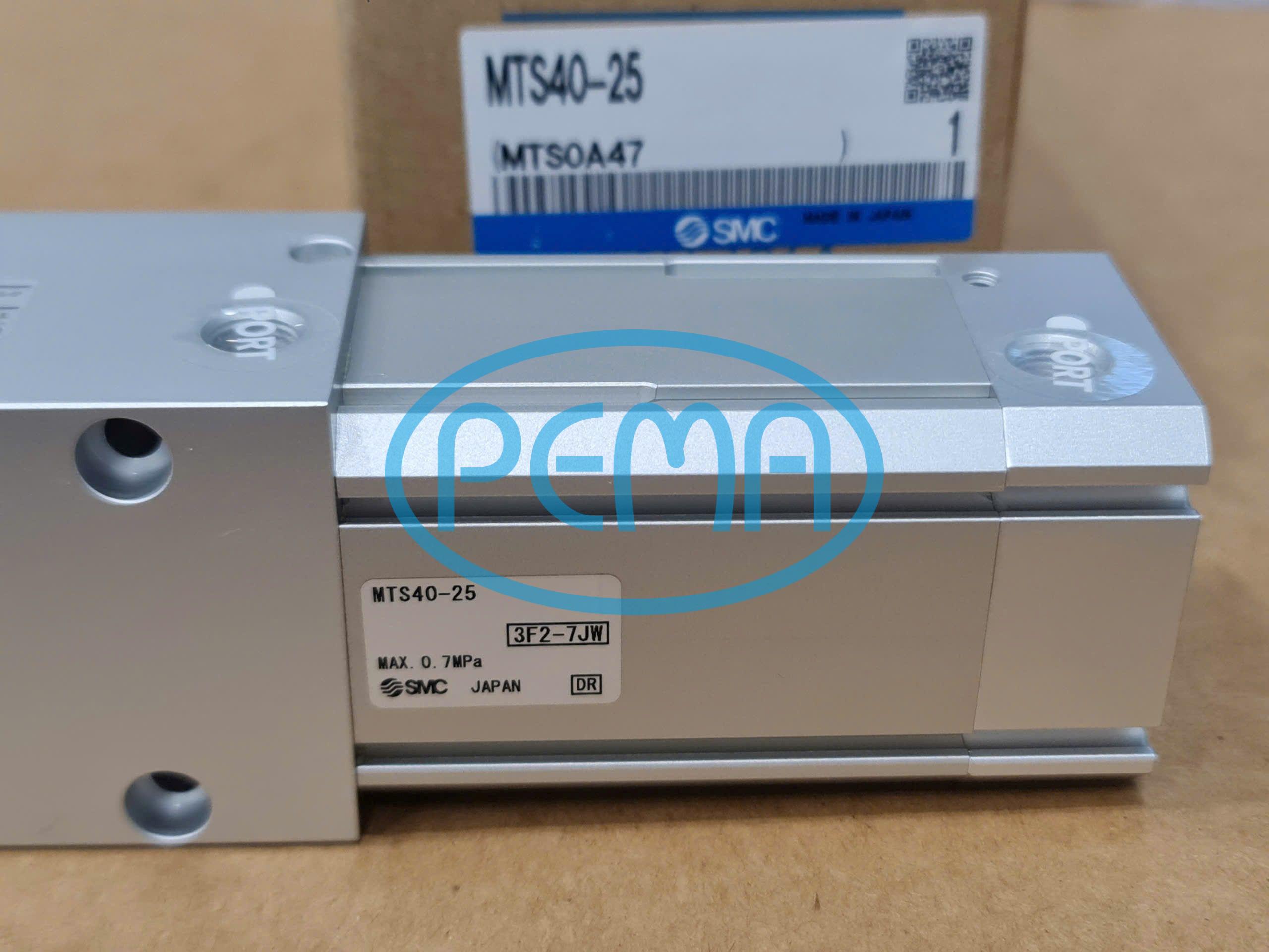 SMC MTS40-25 Xy lanh bàn trượt dẫn hướng , dòng MTS