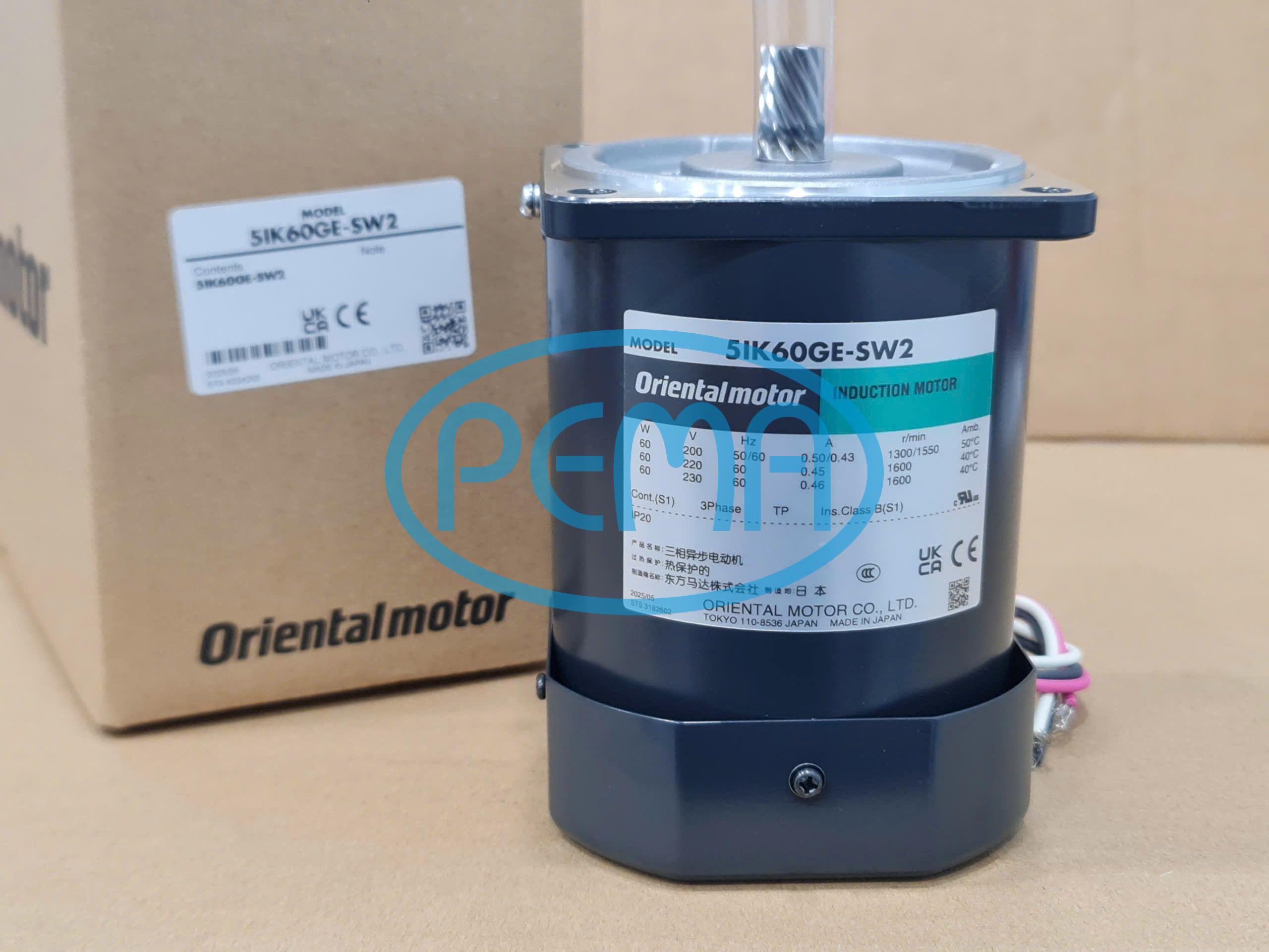 ORIENTAL MOTOR 5IK60GE-SW2 Động cơ cảm ứng , dòng WK2