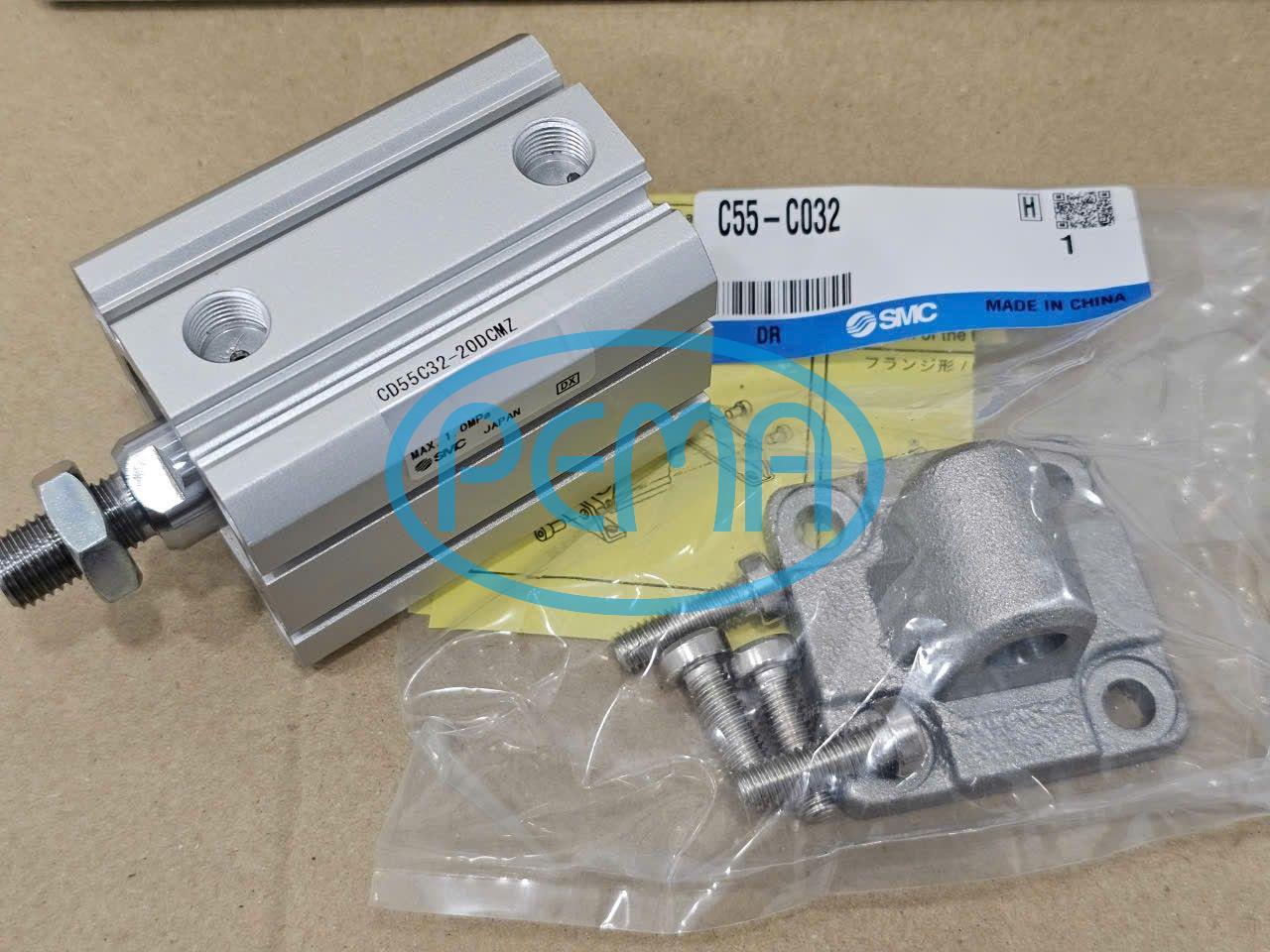 SMC CD55C32-20DCMZ Xy lanh tiêu chuẩn , dòng C55