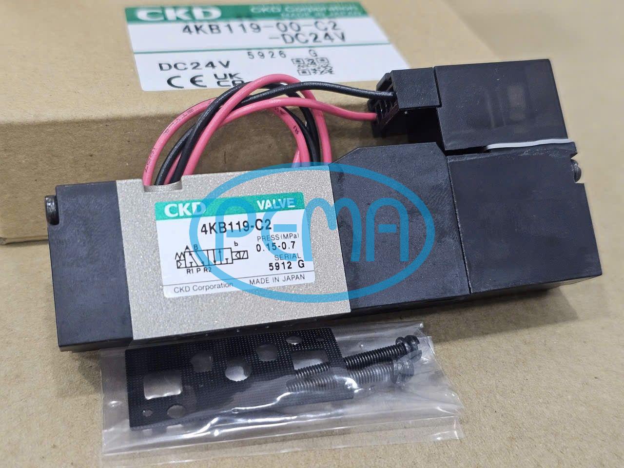 CKD 4KB119-00-C2 DC24V Van điện từ