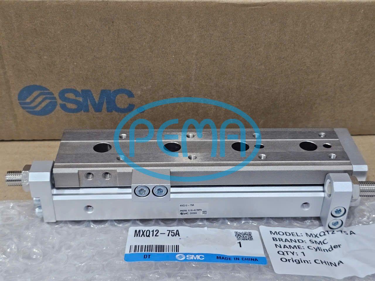 SMC MXQ12-75A Xy lanh bàn trượt , dòng MXQ
