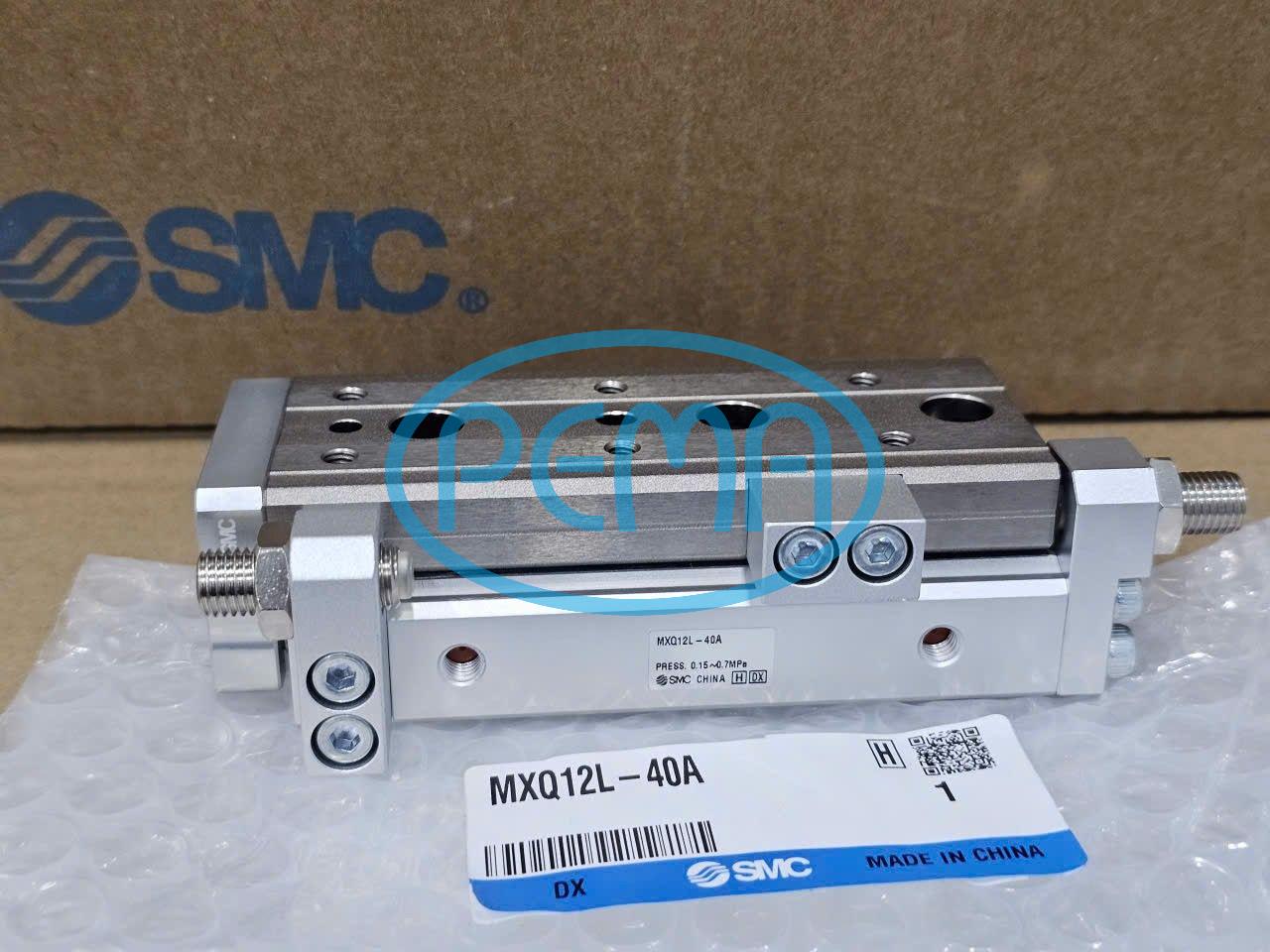 SMC MXQ12L-40A Xy lanh bàn trượt , dòng MXQ